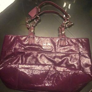 Puruple Coach Bag